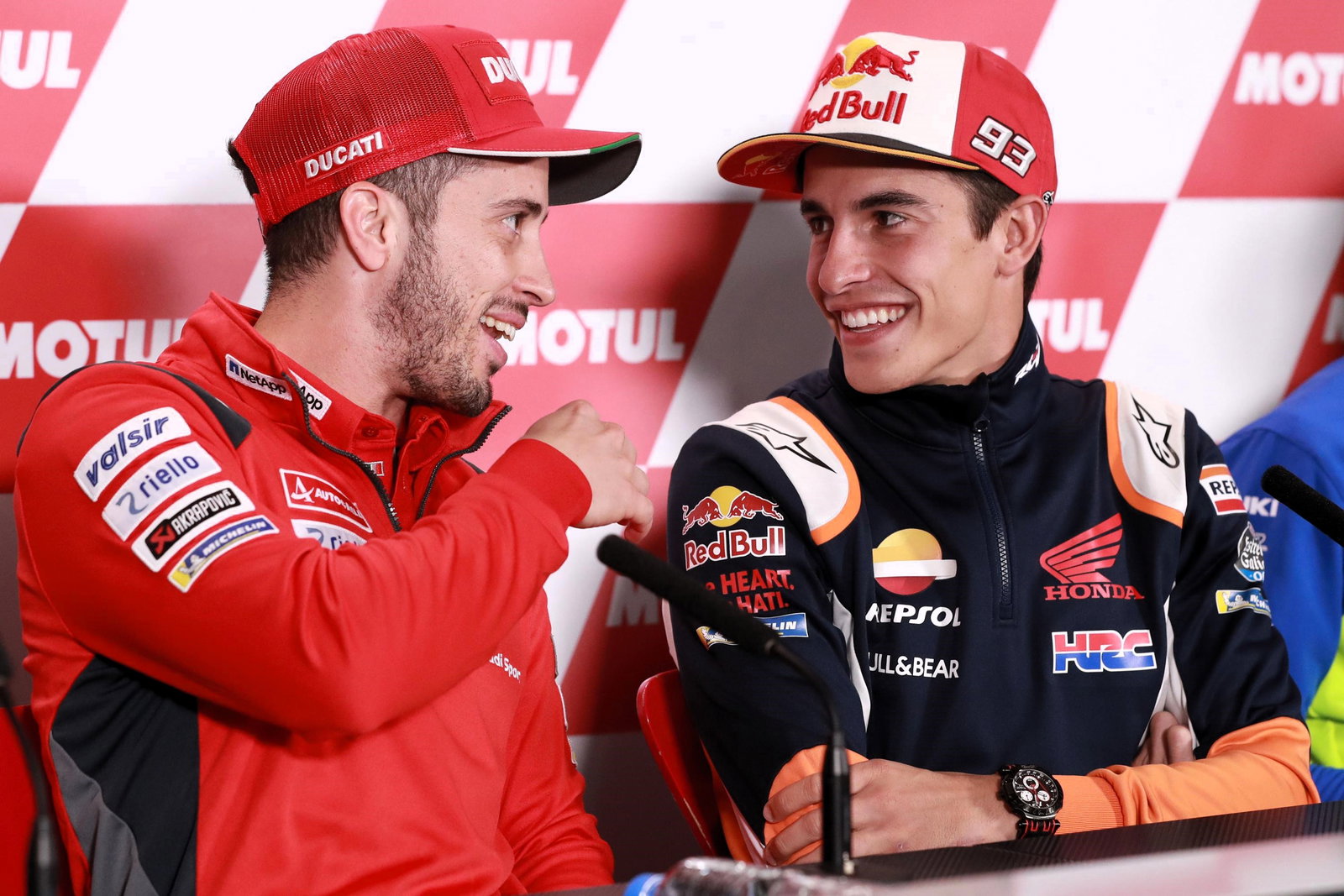 Andrea Dovizioso, Marc Marquez