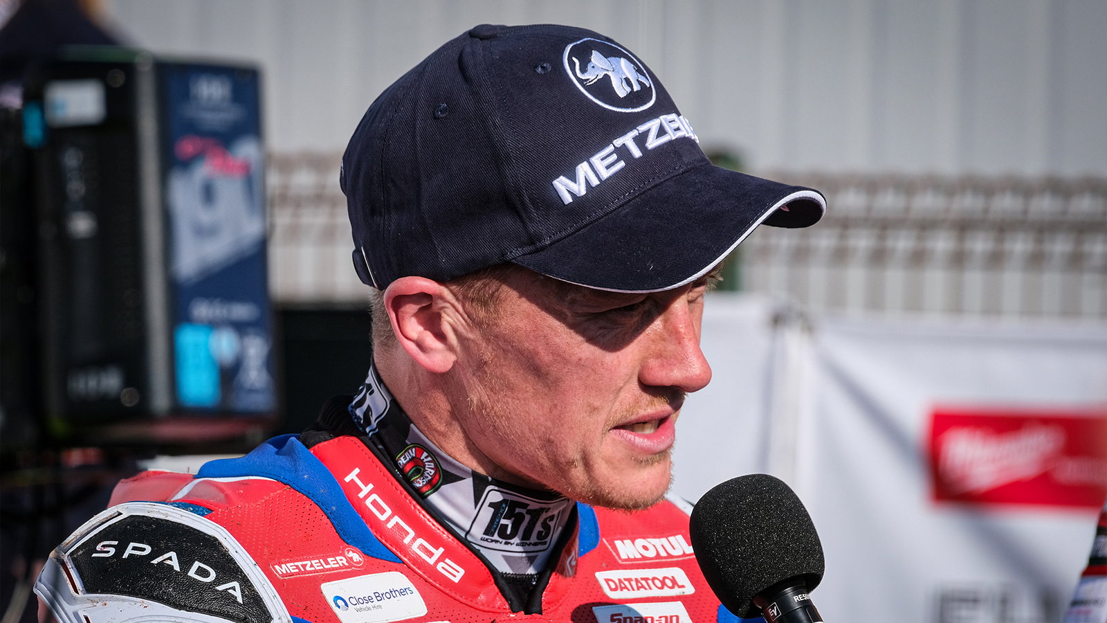 Dean Harrison, 2025 North West 200 podium.