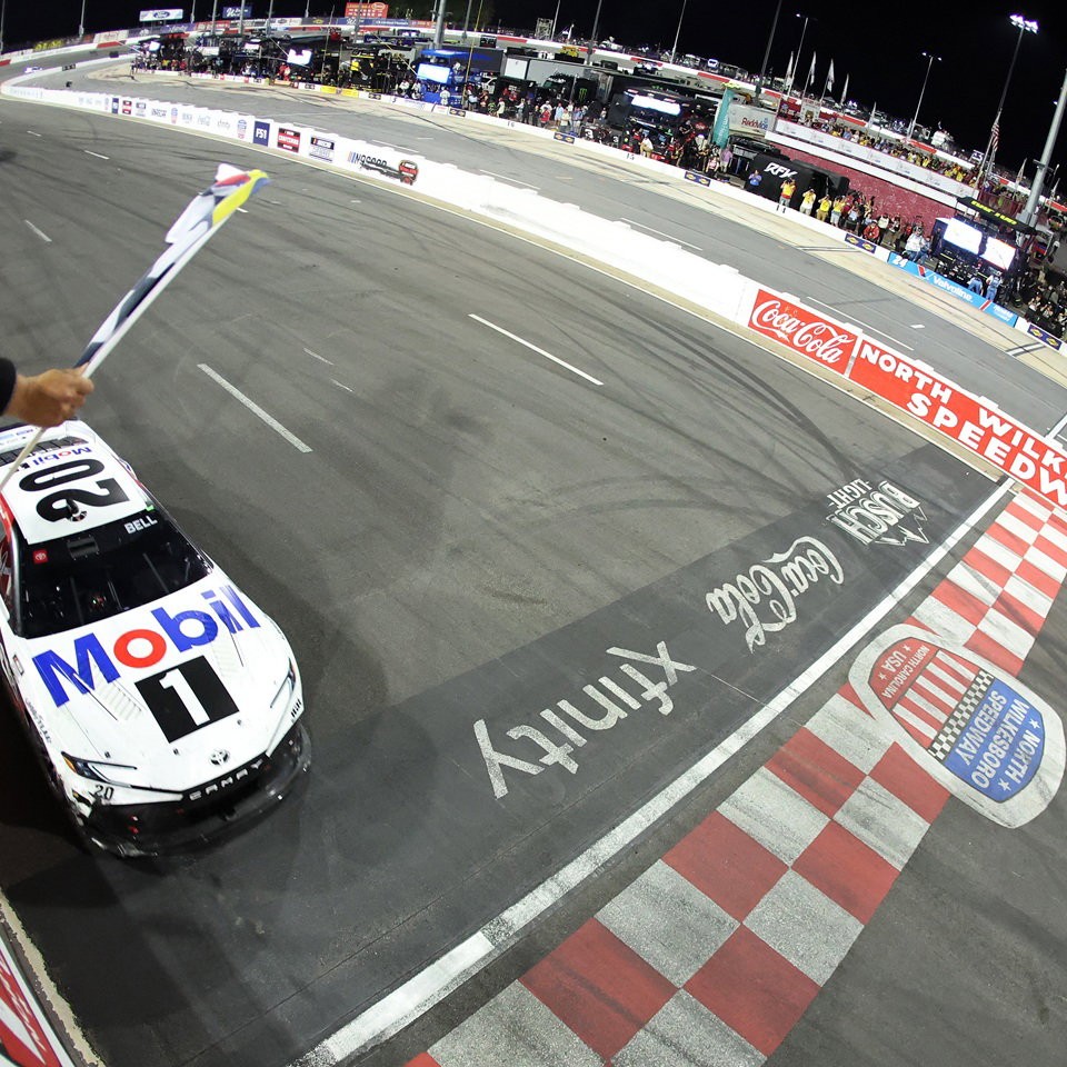 Race winner Christopher Bell
