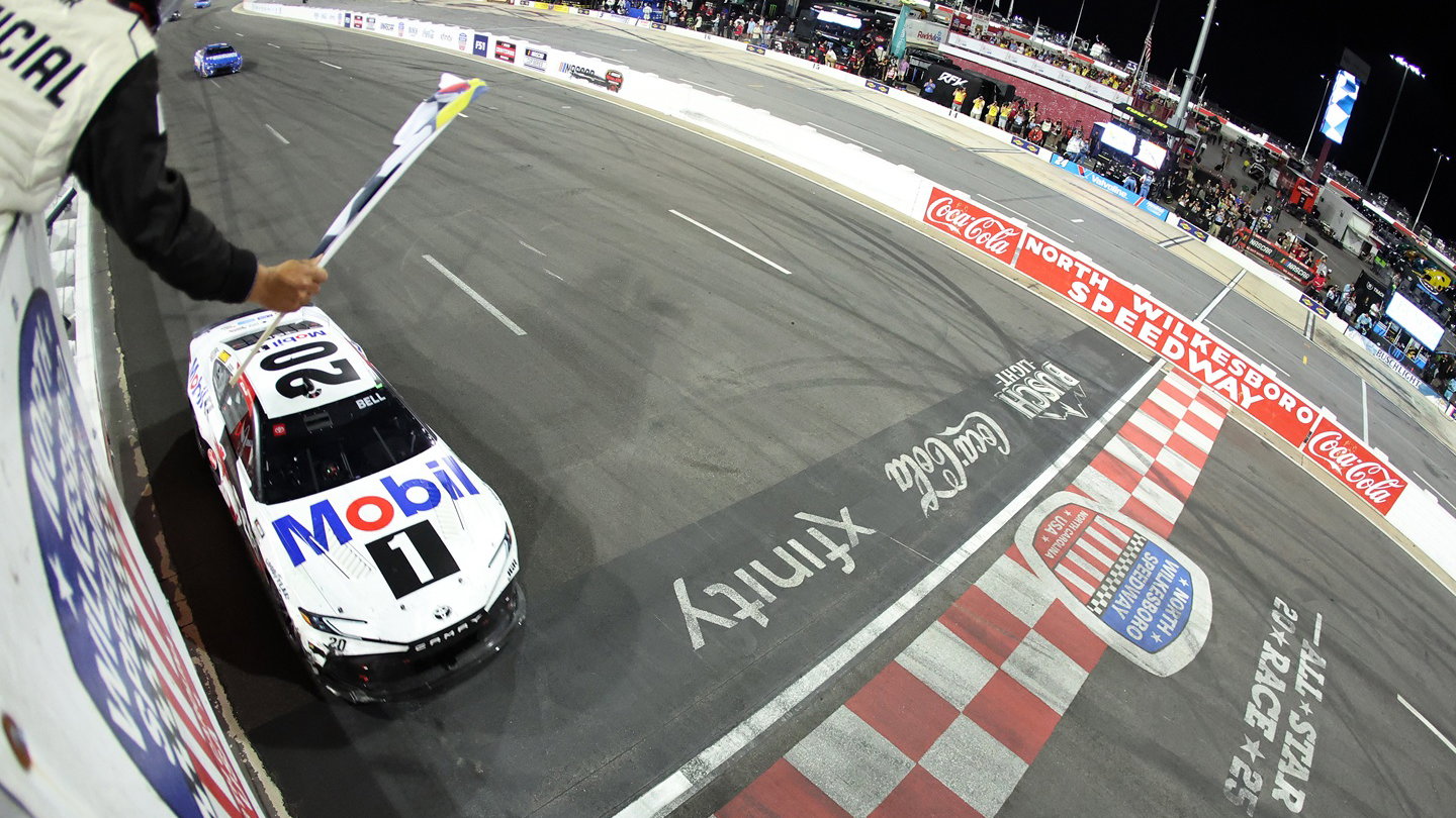 Race winner Christopher Bell