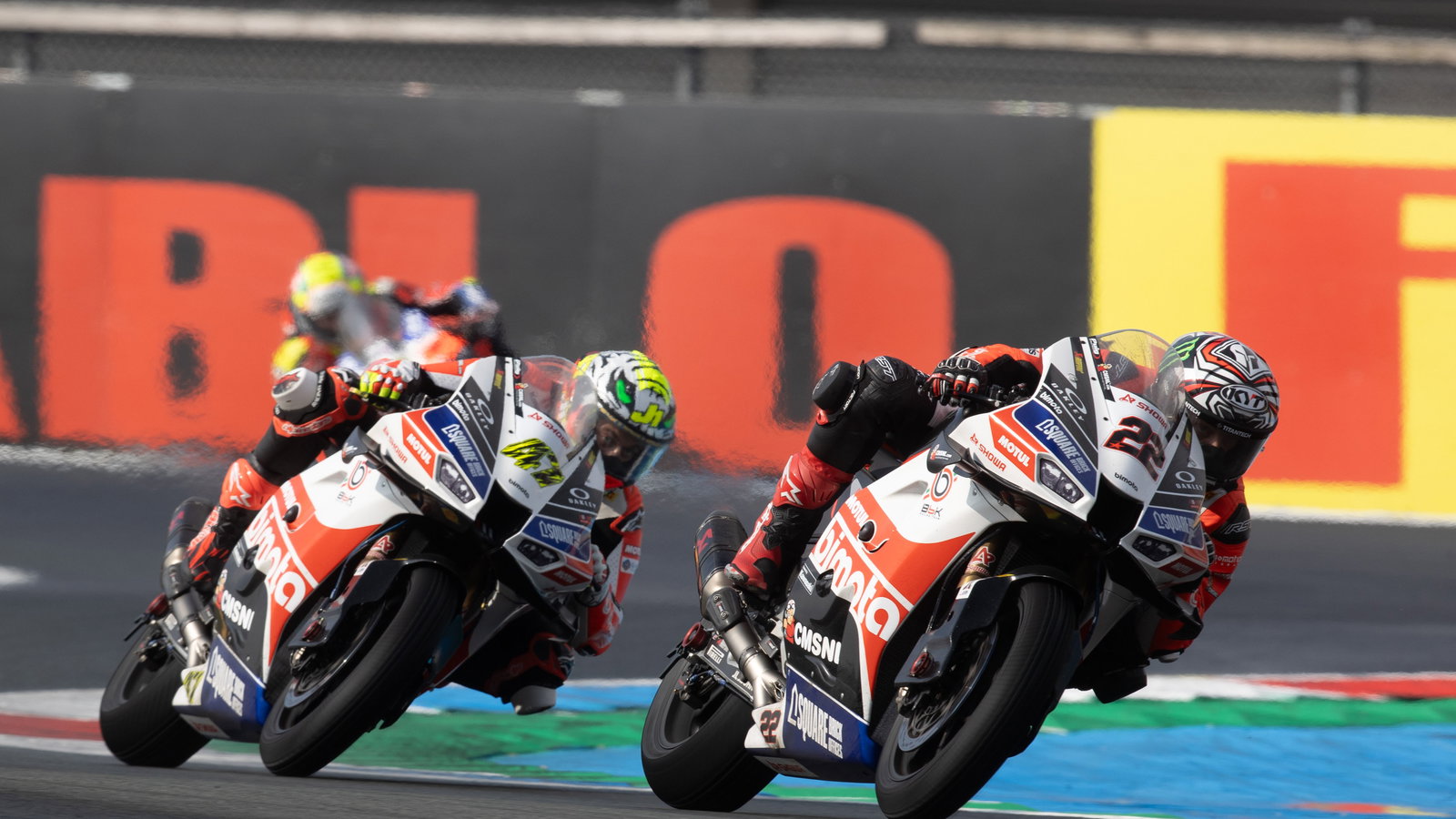 Alex Lowes, Axel Bassani, 2025 Dutch WorldSBK. Credit: Gold and Goose.