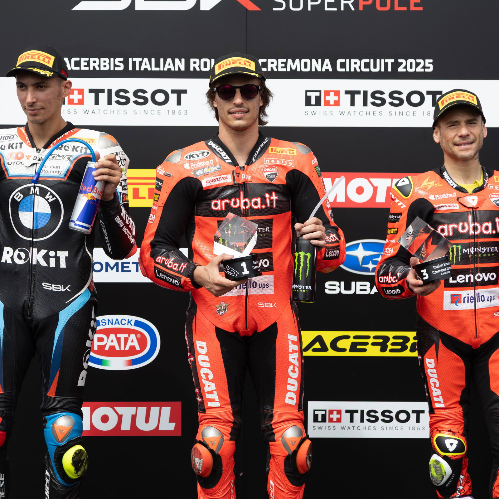 Toprak Razgatlioglu, Nicolo Bulega, Alvaro Bautista