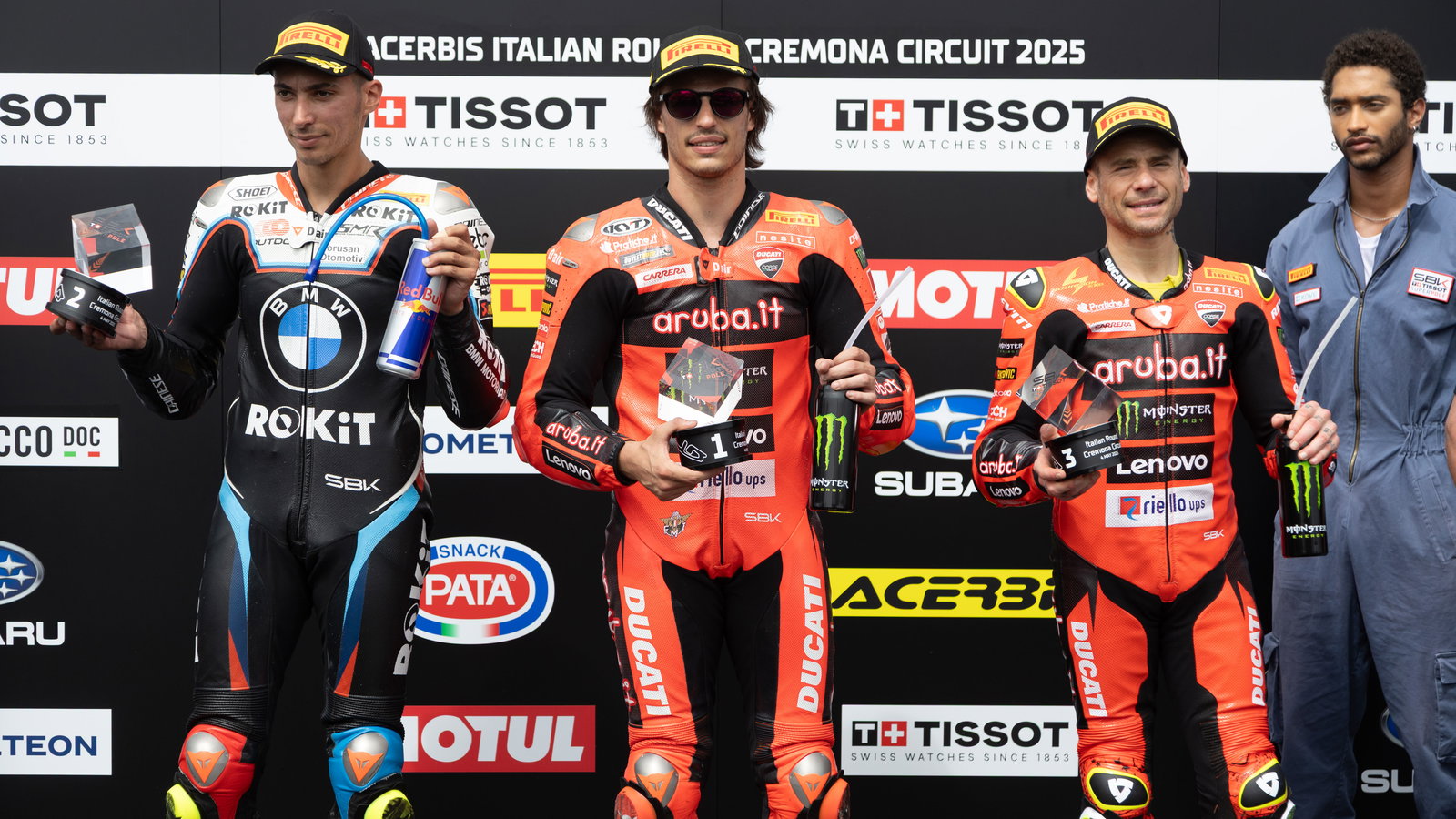 Toprak Razgatlioglu, Nicolo Bulega, Alvaro Bautista