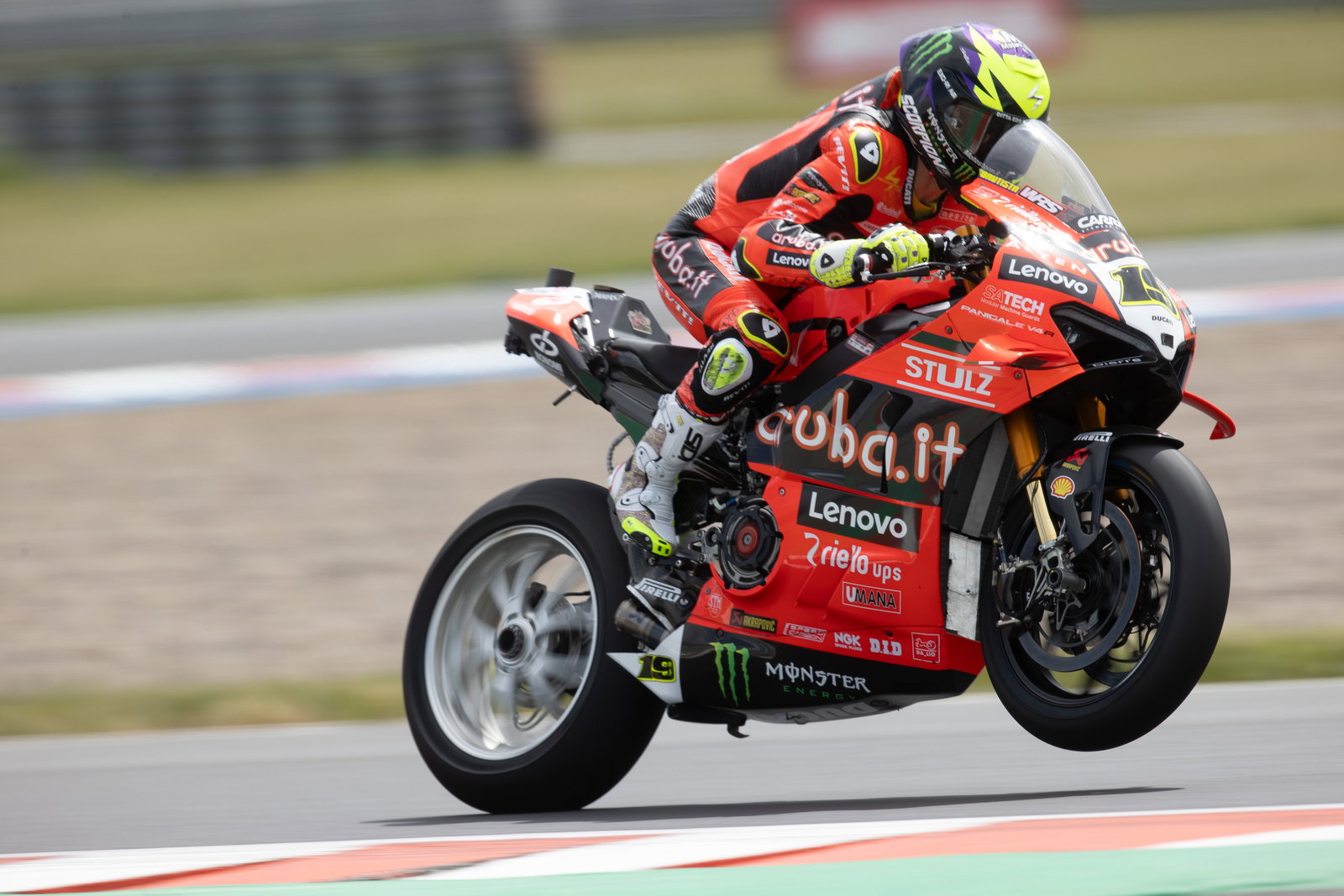 Alvaro Bautista, 2025 Czech WorldSBK. Credit: Gold and Goose.