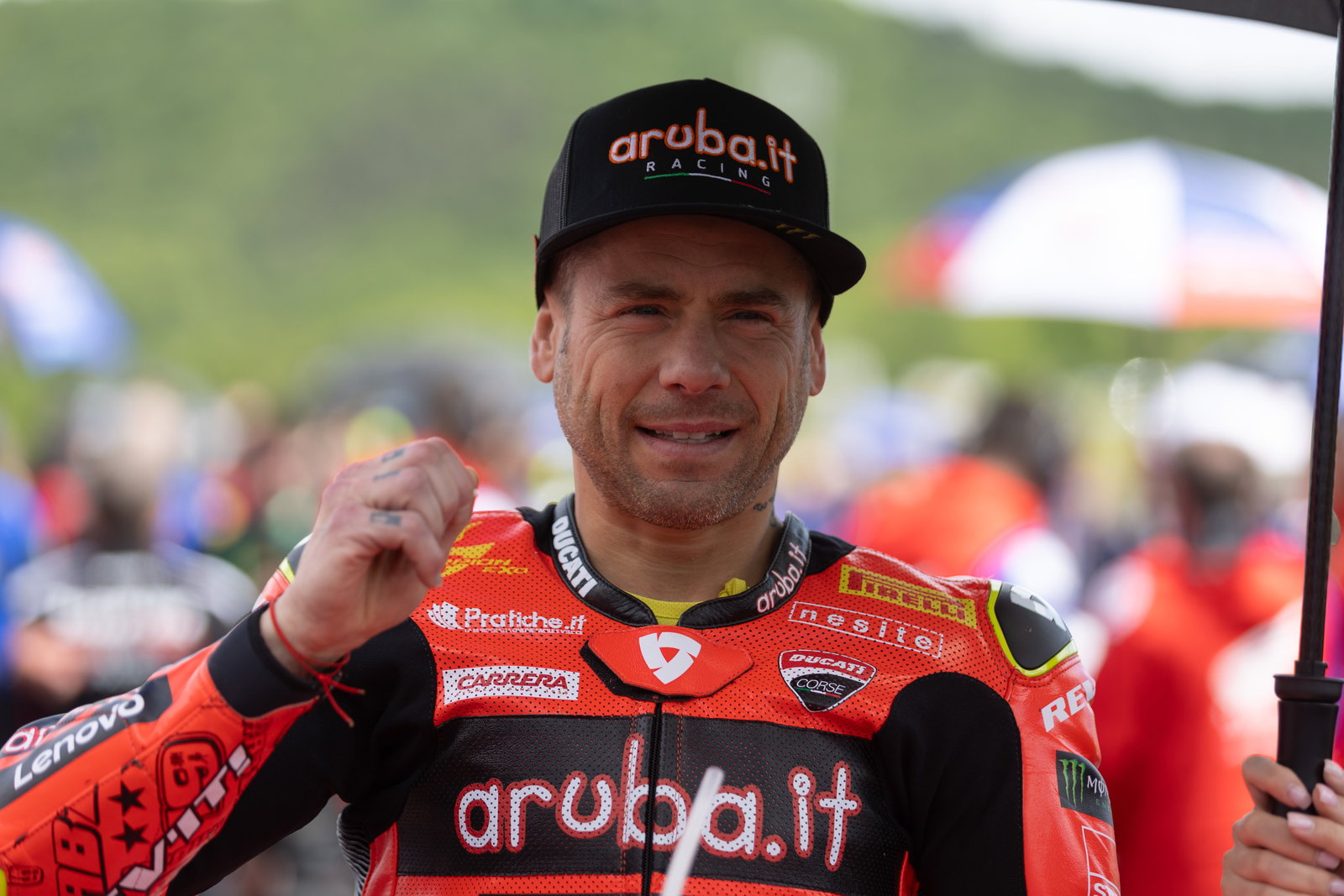 Alvaro Bautista, 2025 Czech WorldSBK, grid. Credit: Gold and Goose.