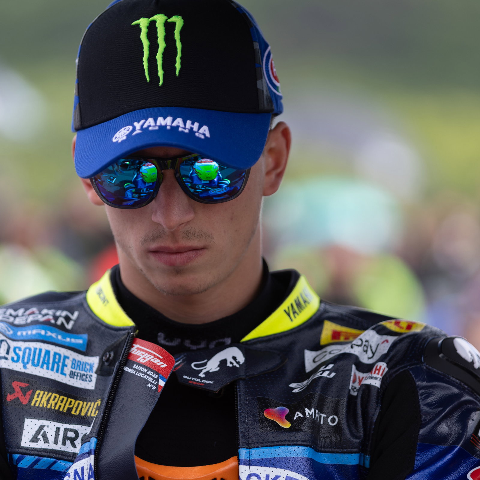 Andrea Locatelli, 2025 Czech WorldSBK, grid. Credit: Gold and Goose.