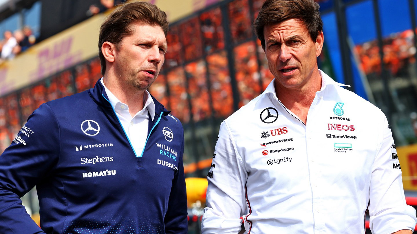 James Vowles and Toto Wolff