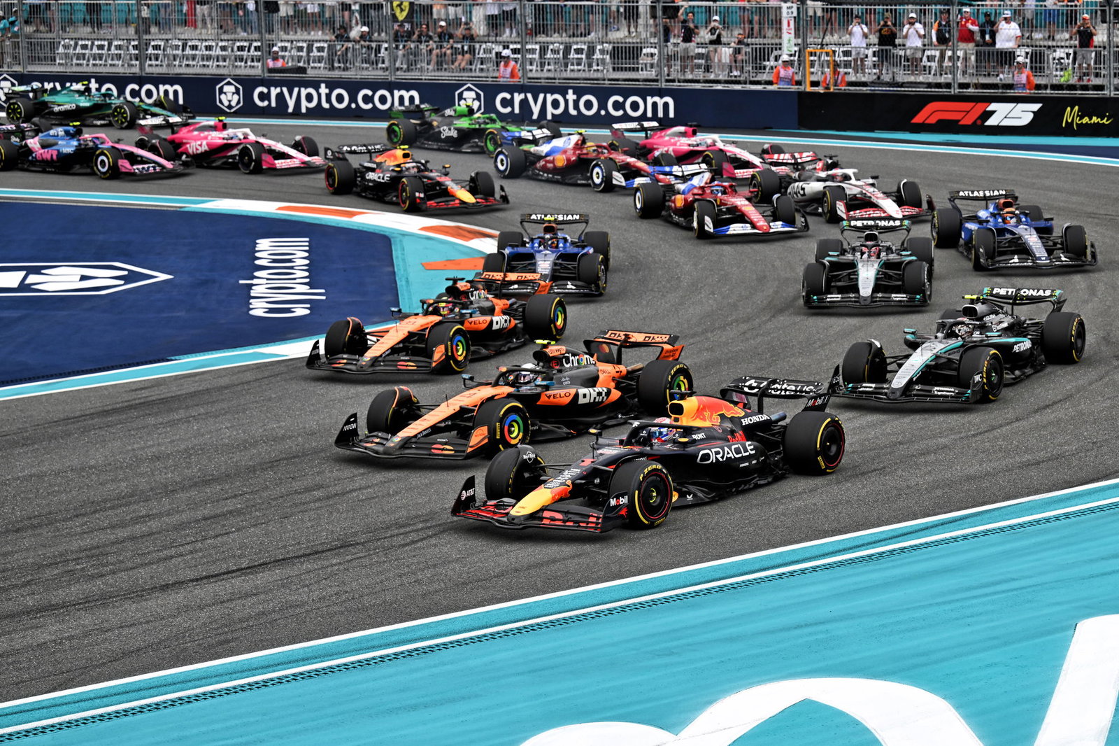 The start of the Miami Grand Prix