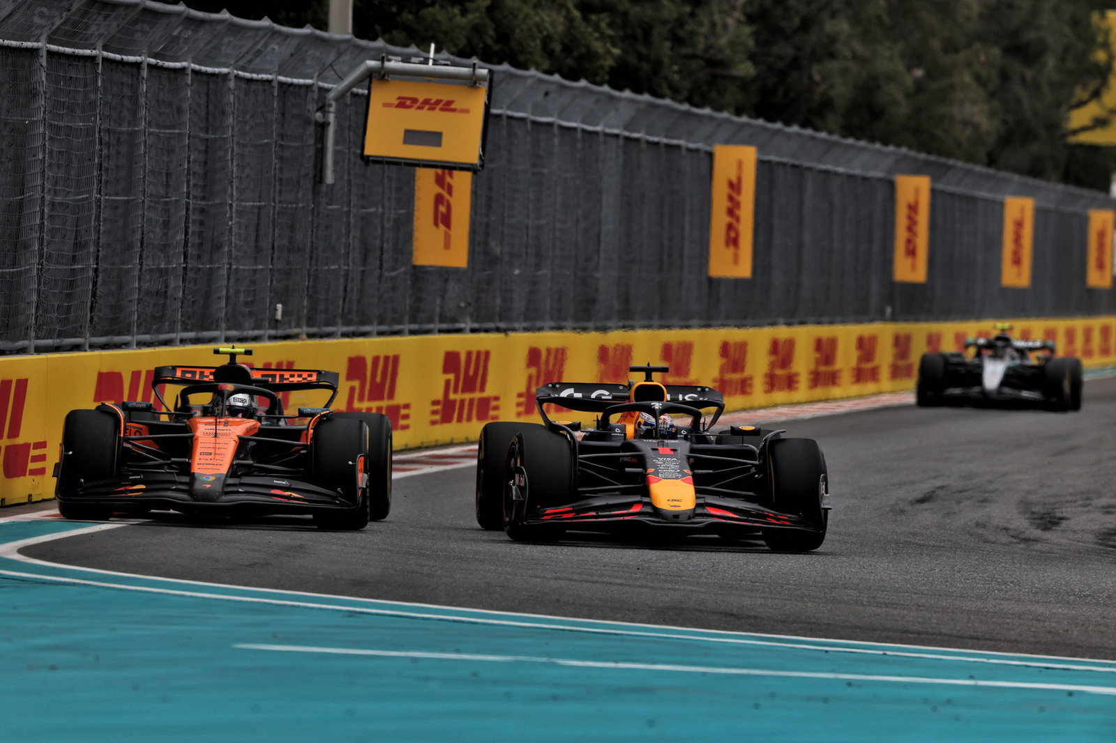 Lando Norris and Max Verstappen