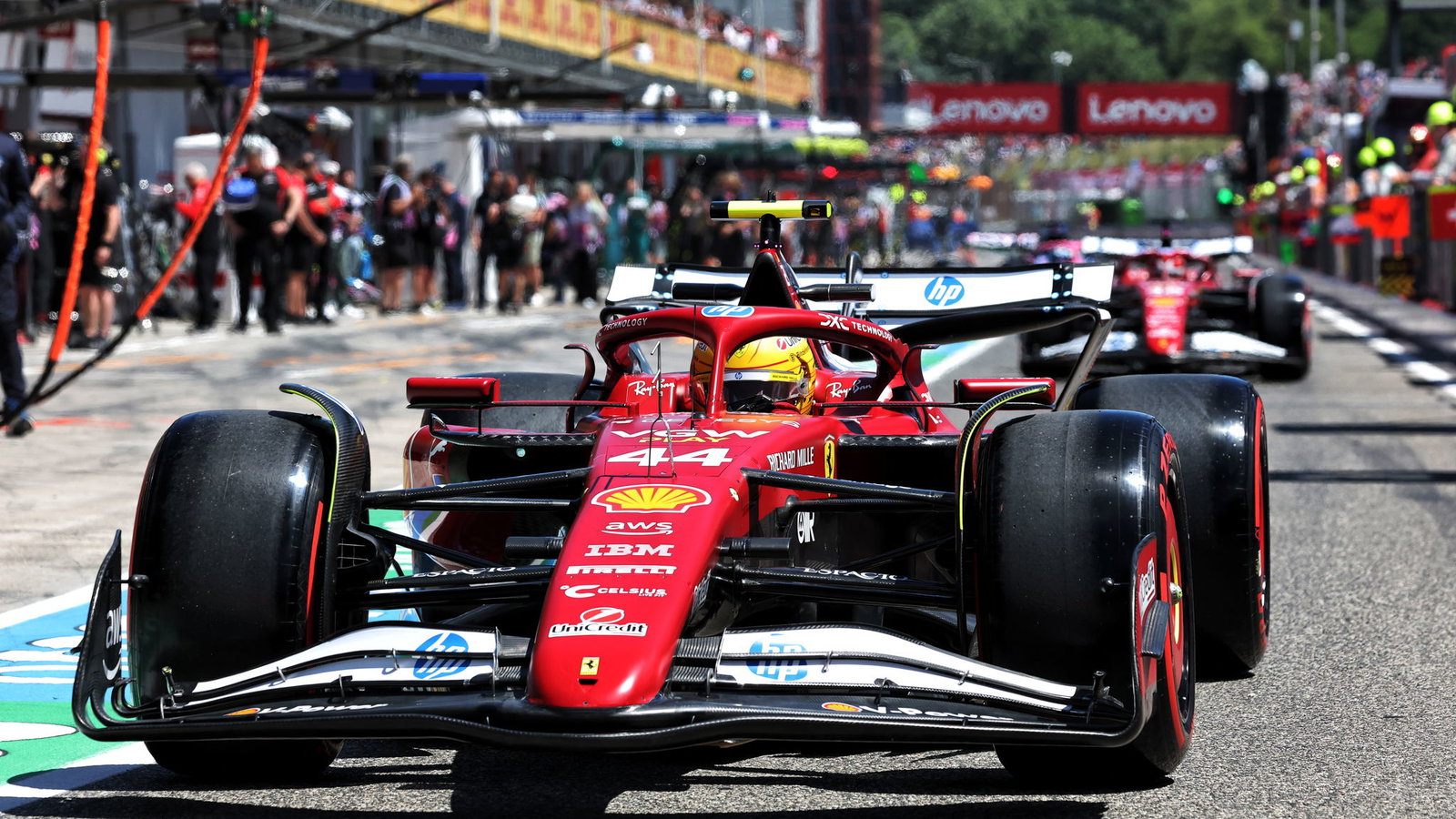 Lewis Hamilton at Imola 