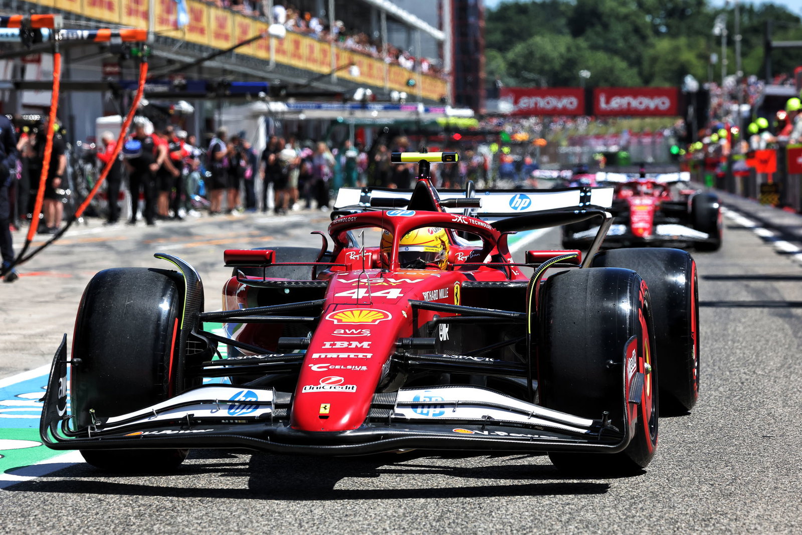 Lewis Hamilton at Imola 