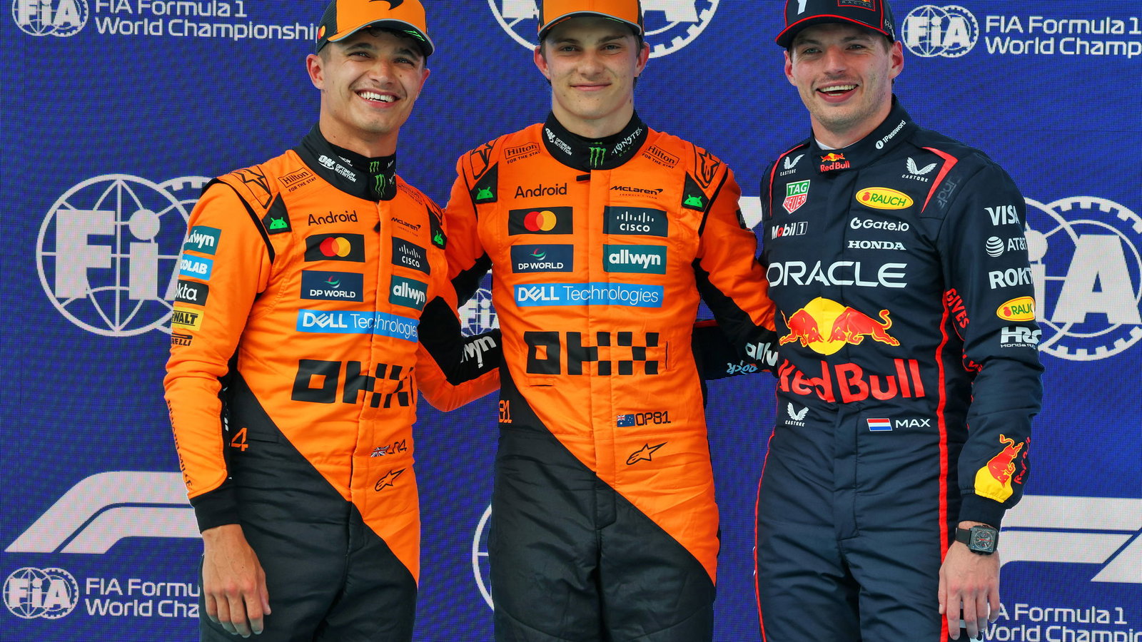 The top three in Spanish Grand Prix qualifying 