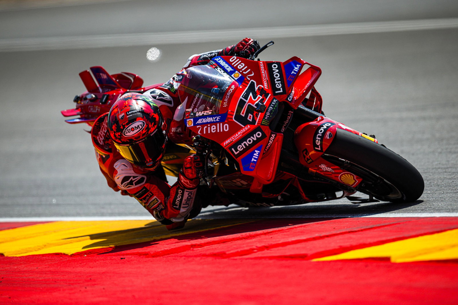 Francesco Bagnaia, 2025 Aragon MotoGP test