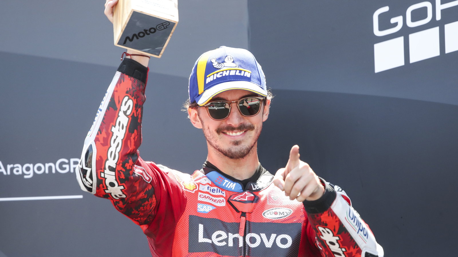 Pecco Bagnaia, Ducati Corse, 2025 Aragon MotoGP