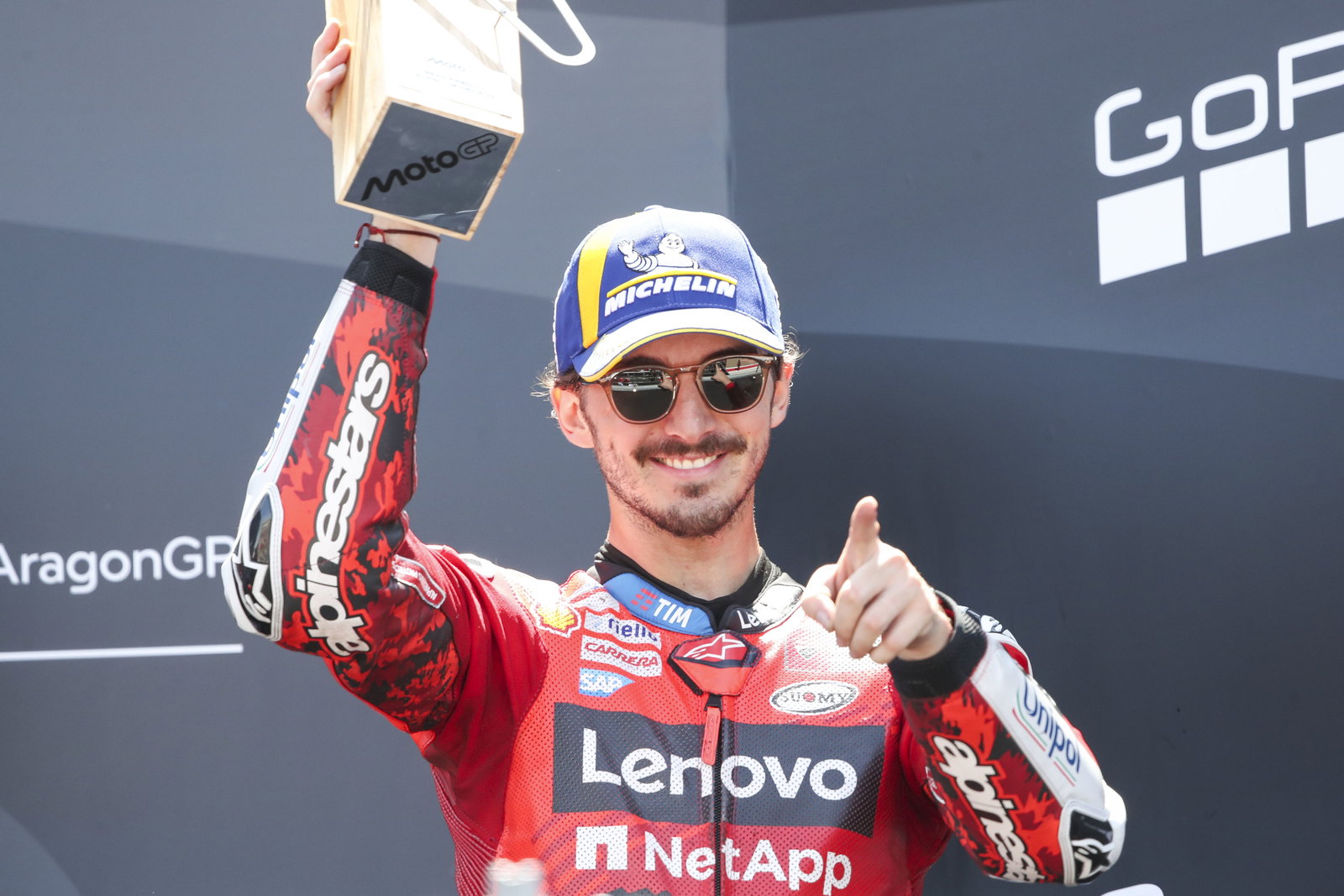 Pecco Bagnaia, Ducati Corse, 2025 Aragon MotoGP
