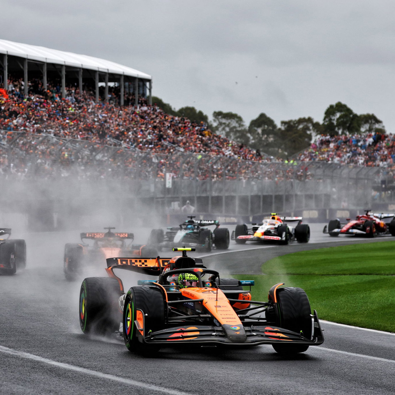 Start of the Australian Grand Prix