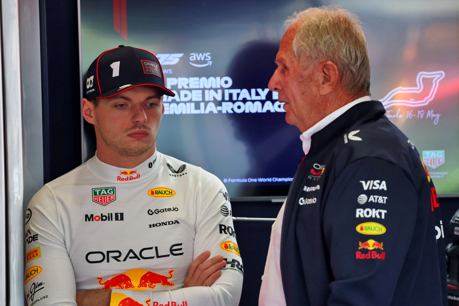 Max erstappen and Helmut Marko