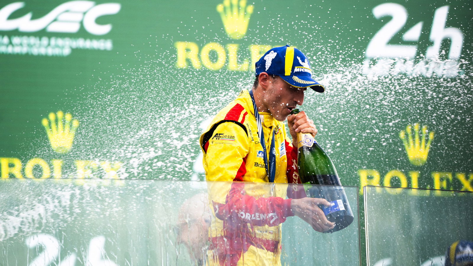 Robert Kubica, No.83 AF Corse Ferrari, 2025 24 Hours of Le Mans