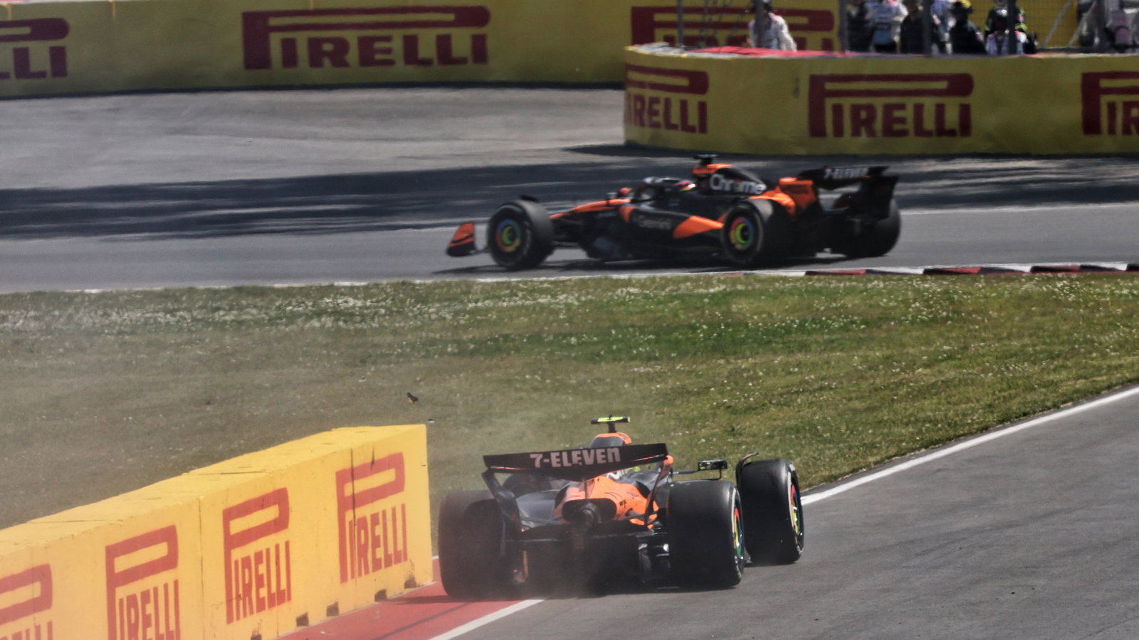 Norris crashes out of the Canadian GP 