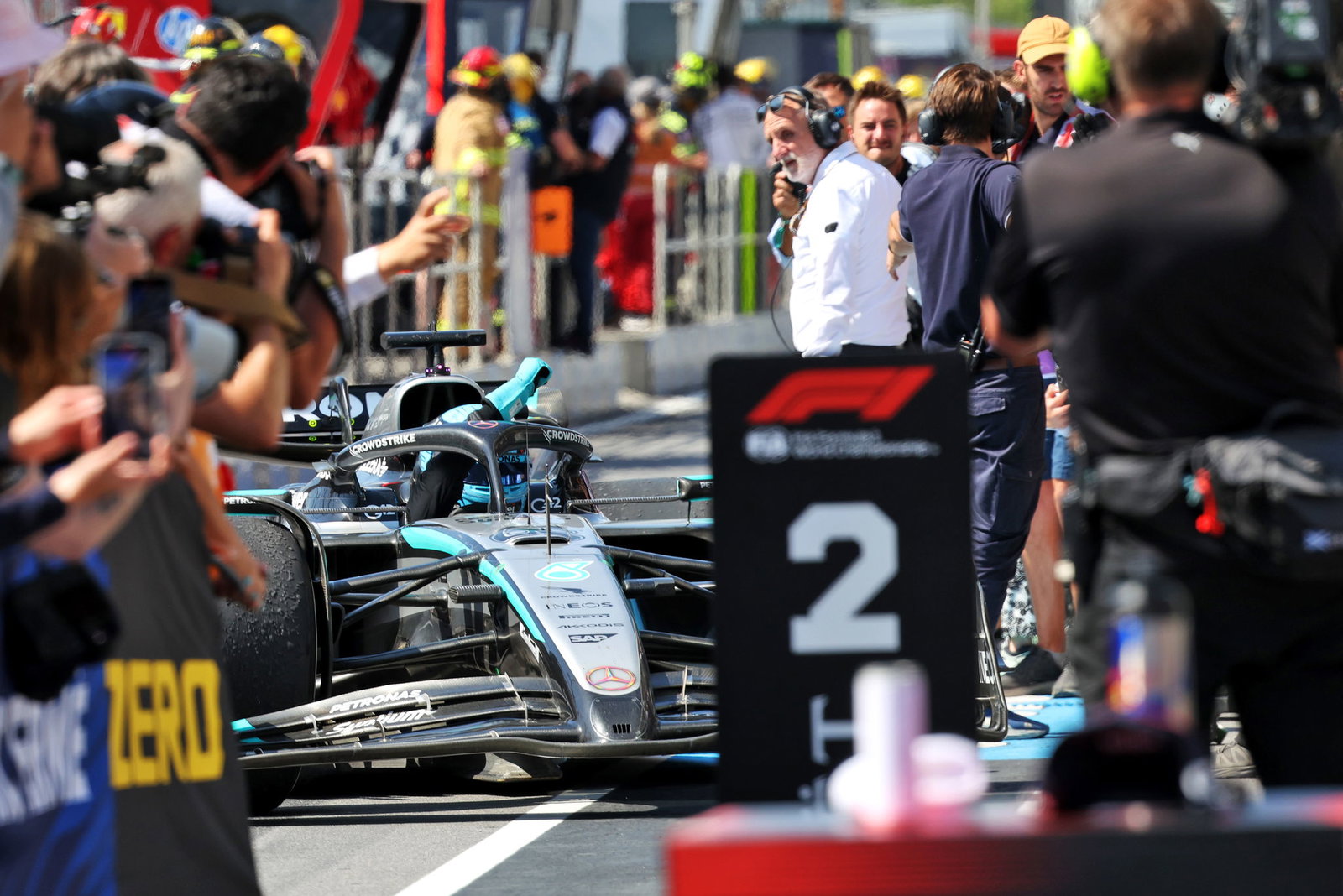 George Russell and Mercedes got off the mark in Canada