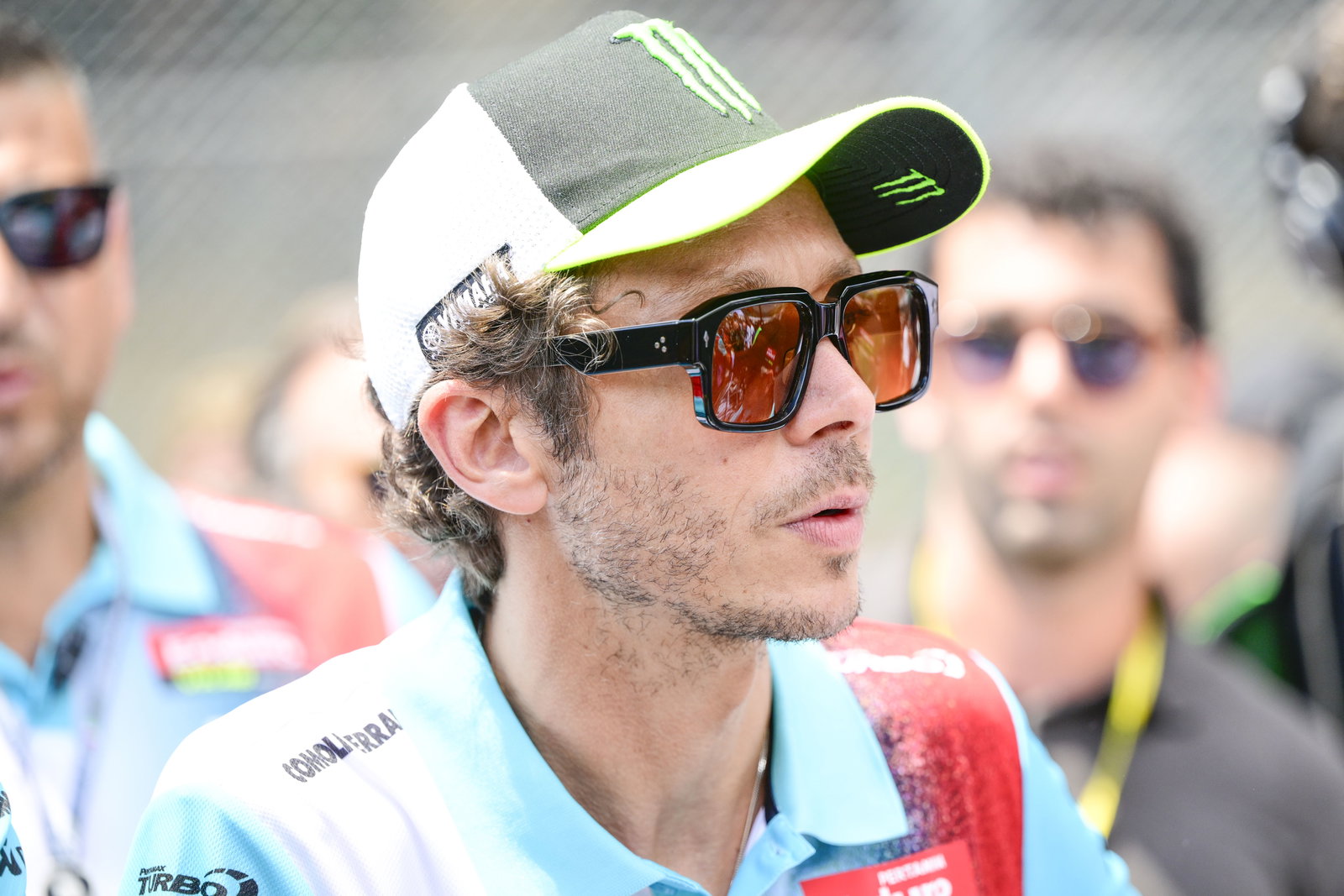 Valentino Rossi, 2025 MotoGP Italian Grand Prix, grid. Credit: Gold and Goose.