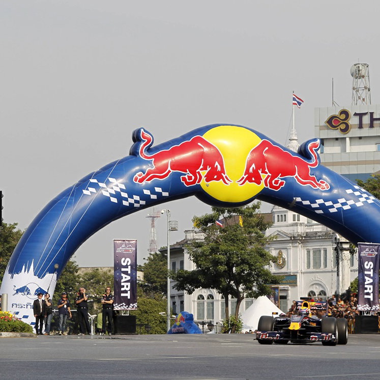 Red Bull's Bangkok F1 showrun