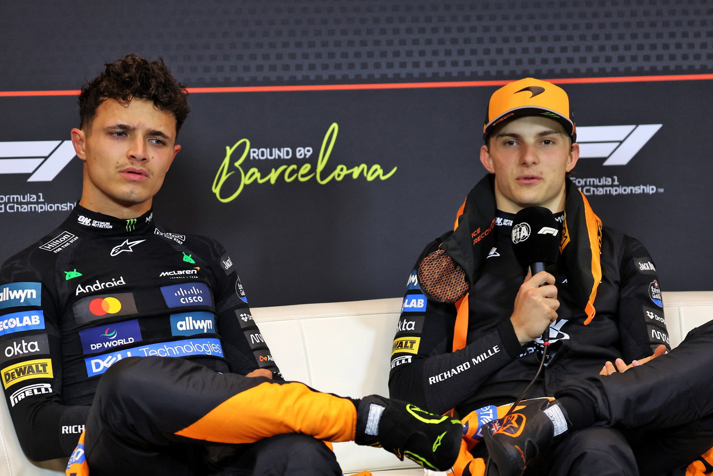 Oscar Piastri and Lando Norris, McLaren