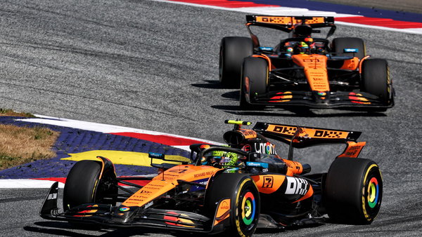 2025 F1 Austrian Grand Prix Race Results