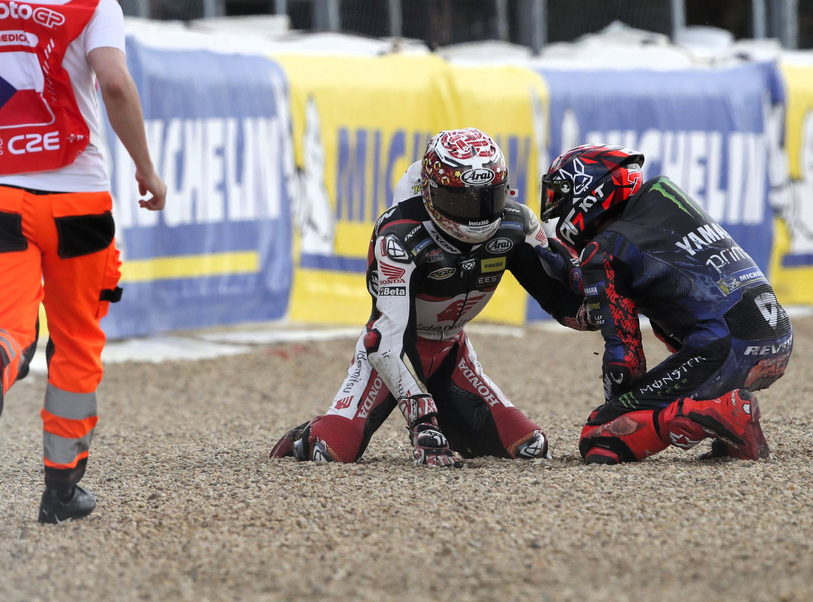 Takaaki Nakagami injured, Augusto Fernandez penalised after Brno