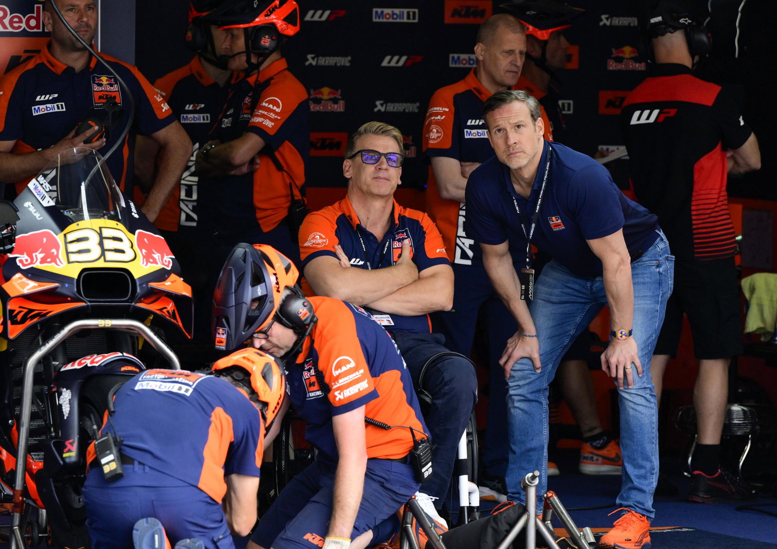 Pit Beirer and KTM CEO Gottfried Neumeister, 2025 Czech MotoGP