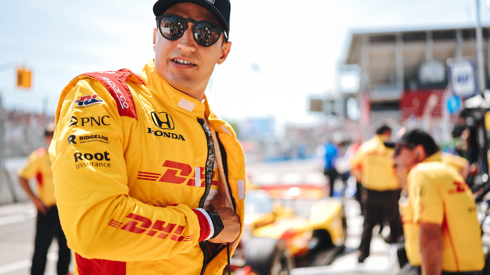 Alex Palou in Toronto.