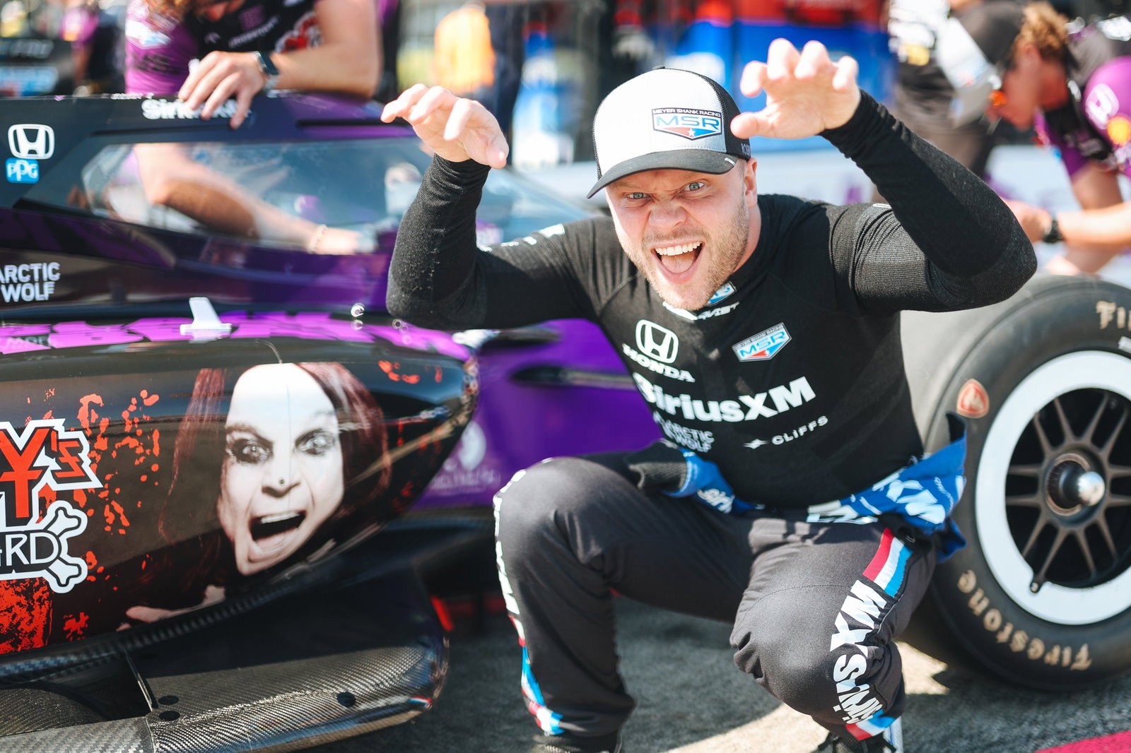 Rosenqvist tops Mid-Ohio Warm Up in Black Sabbath livery | Crash.net