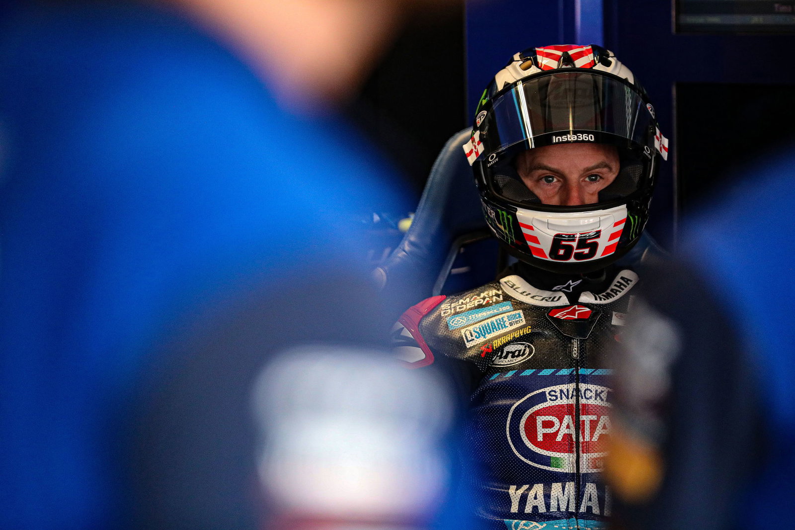 Jonathan Rea, 2025 Emilia-Romagna WorldSBK, pit box. Credit: Gold and Goose.