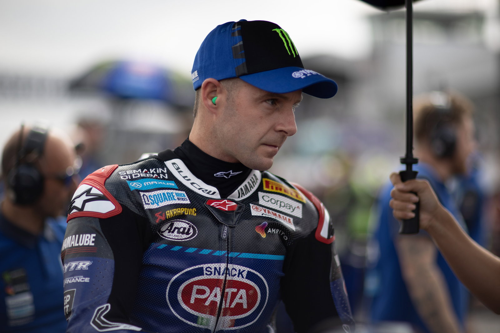 Jonathan Rea, 2025 UK WorldSBK, grid. Credit: Gold and Goose.