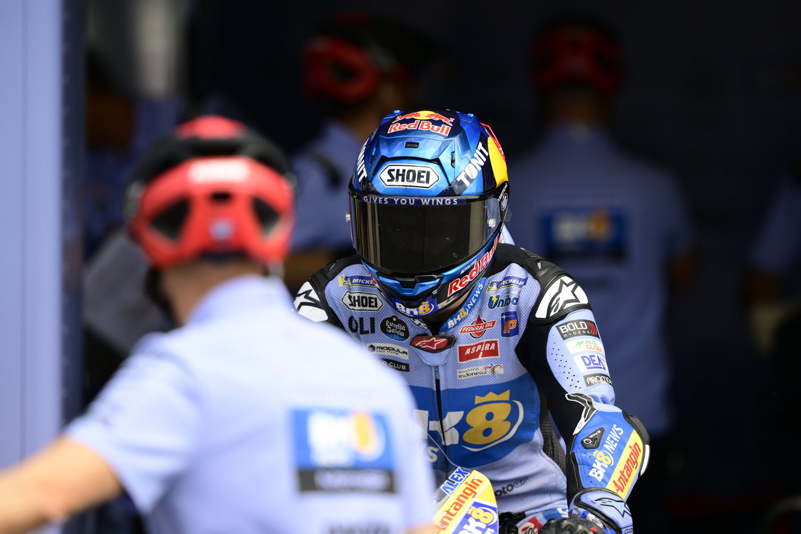 Alex Marquez, 2025 MotoGP Czech Grand Prix, pit lane. Credit: Gold and Goose.