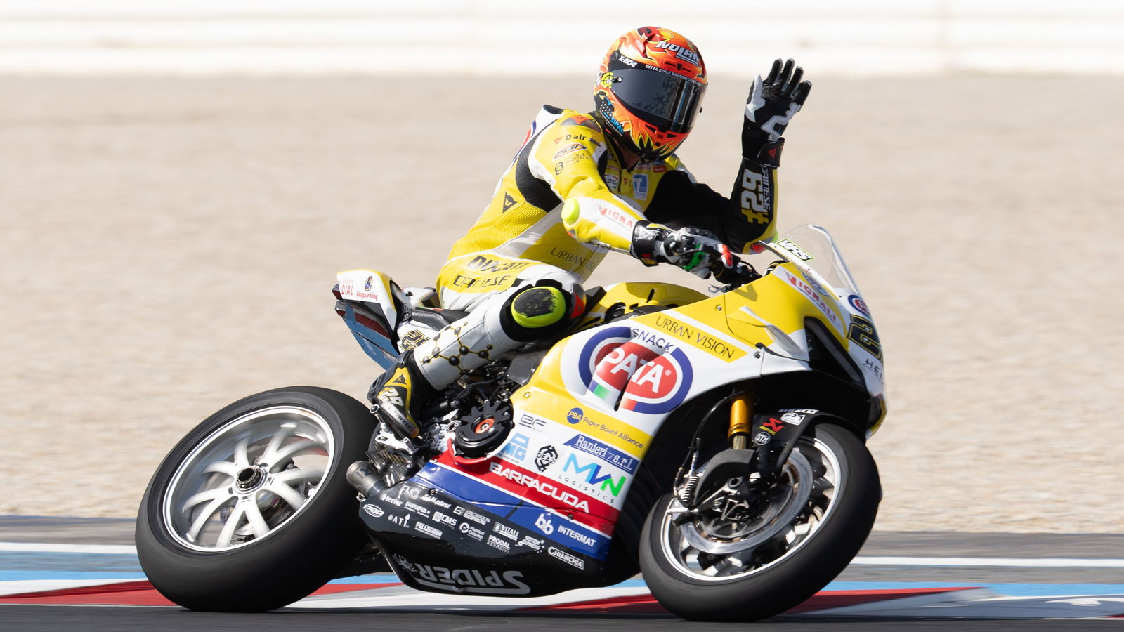 Andrea Iannone, 2025 Hungarian WorldSBK. Credit: Gold and Goose.