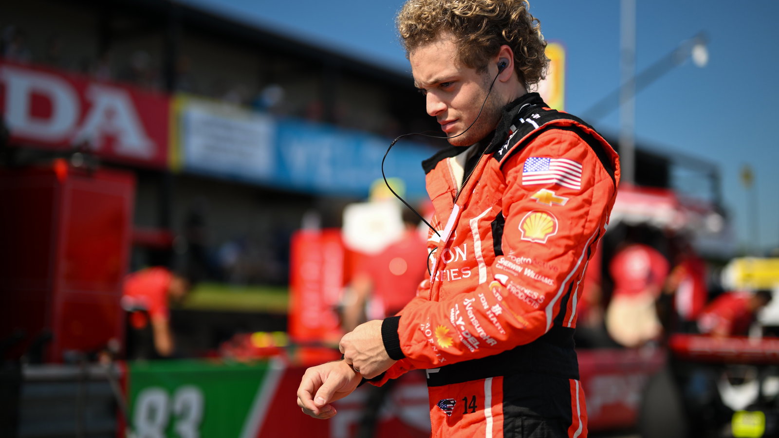 Santino Ferrucci at Indy 200 in Mid-Ohio.
