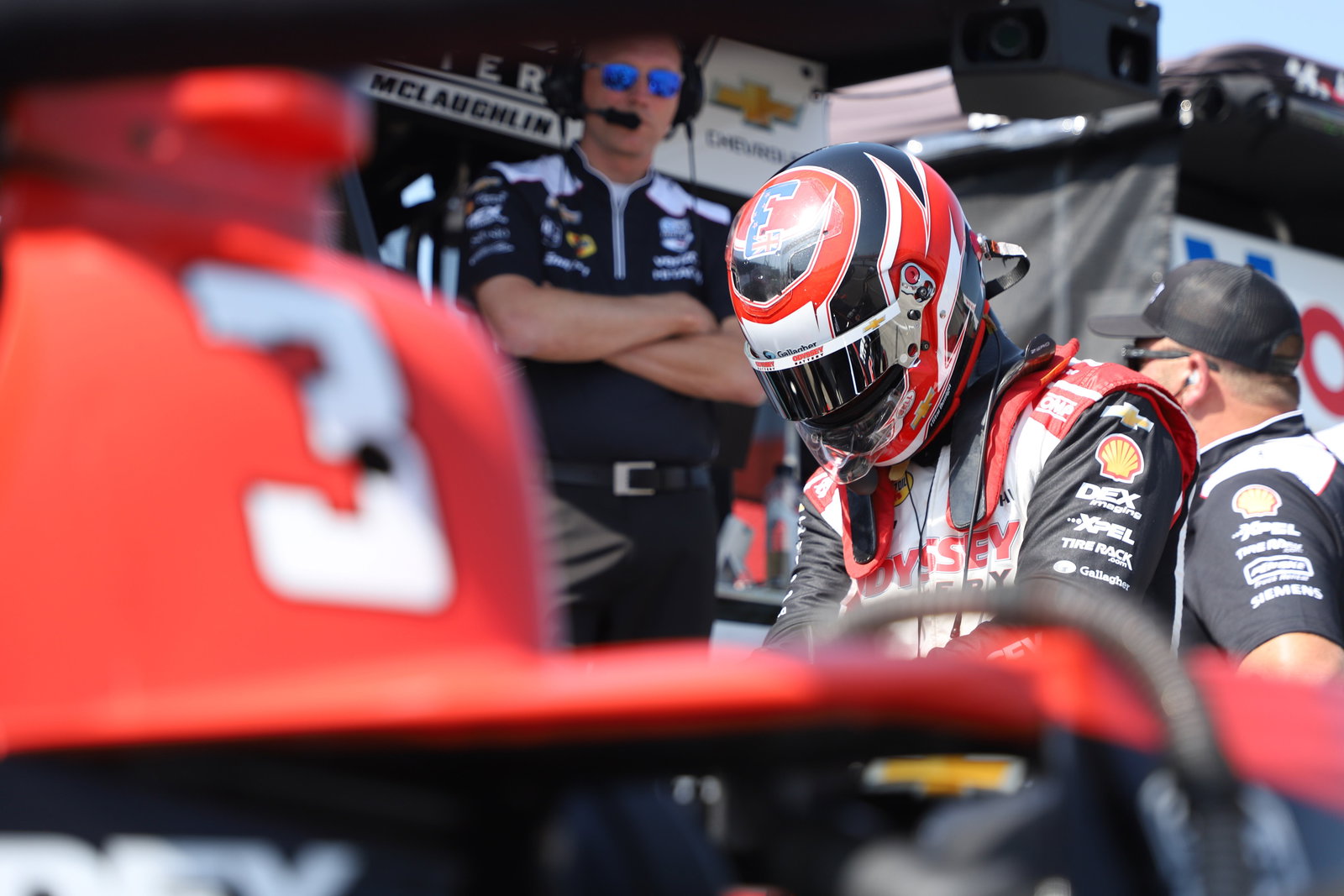 Scott McLaughlin was frustrated after eliminated in Q1 Group One.