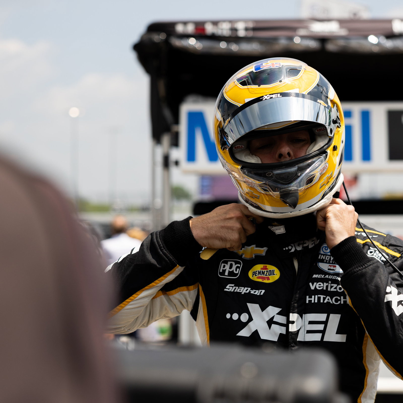 Scott McLaughlin is already out of the Farm to Finish 275.