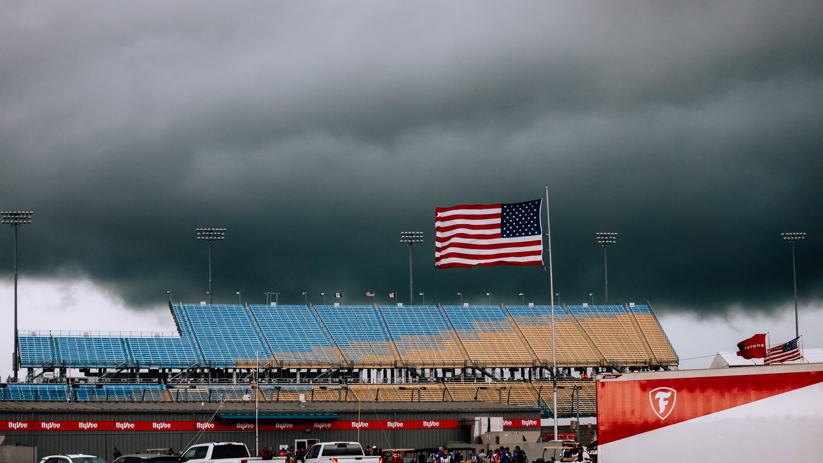 Storm over Iowa Speedway