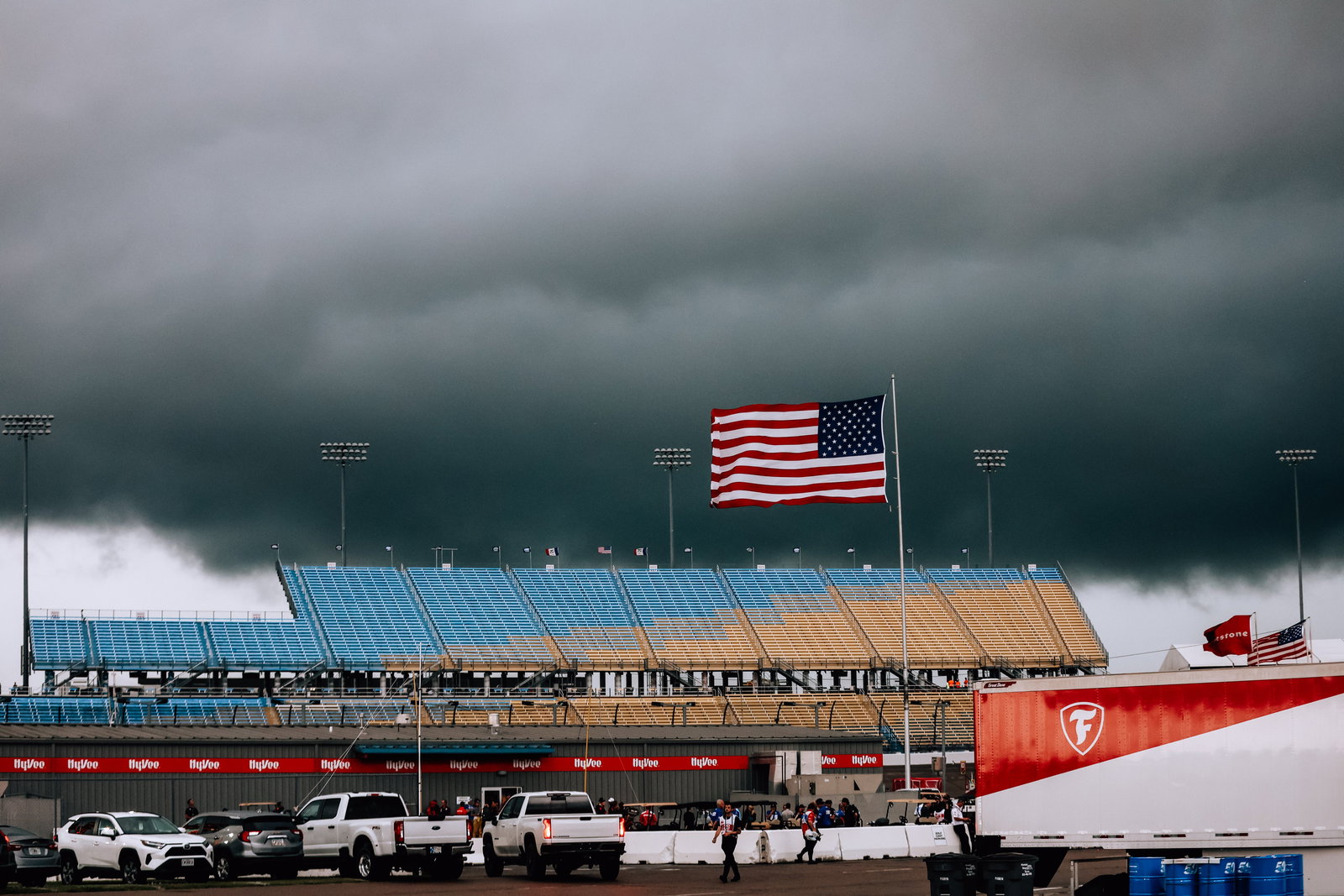 Storm over Iowa Speedway