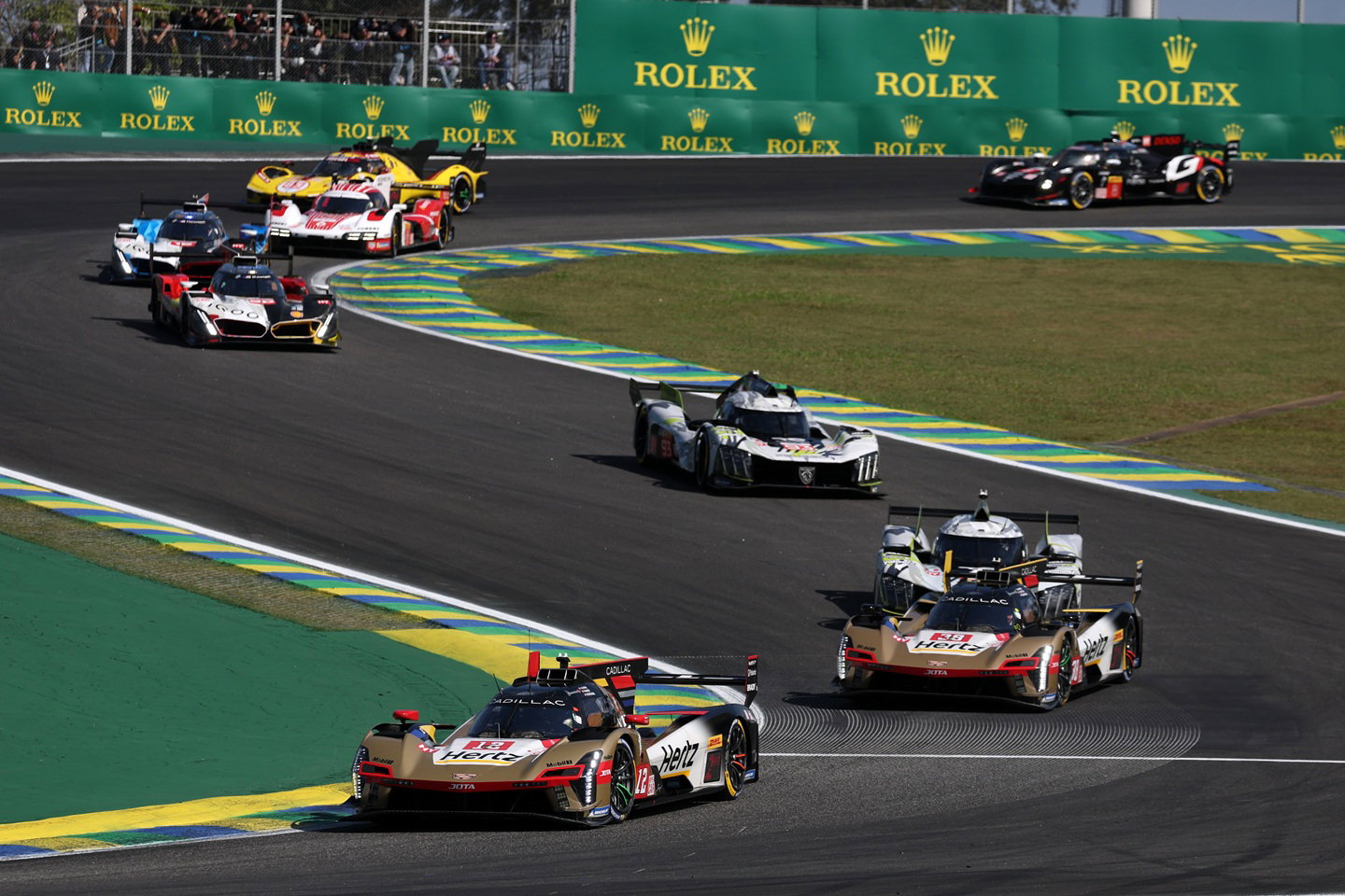 Cadillac leads