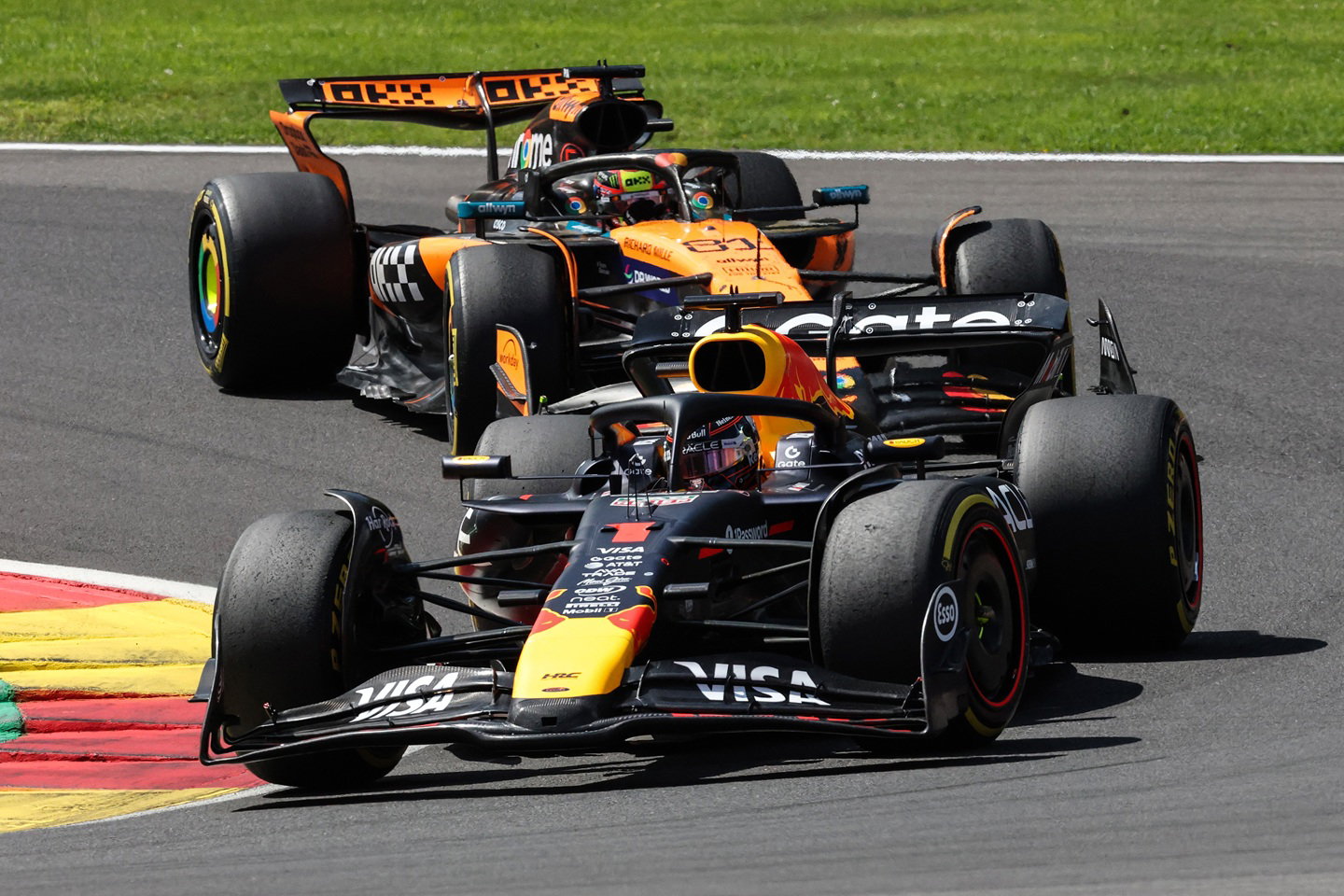Max Verstappen and Oscar Piastri