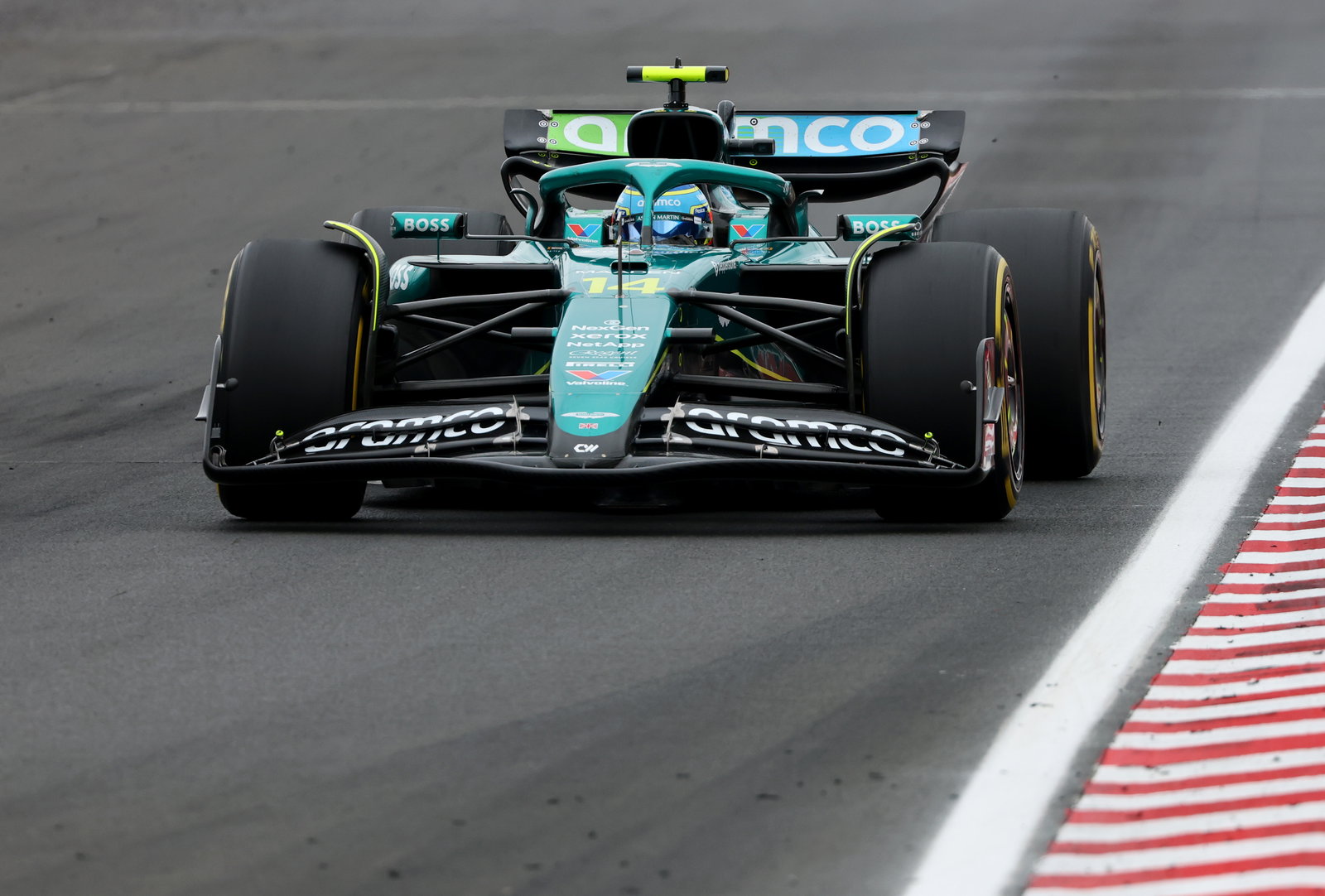 Fernando Alonso scored his best result of the season 