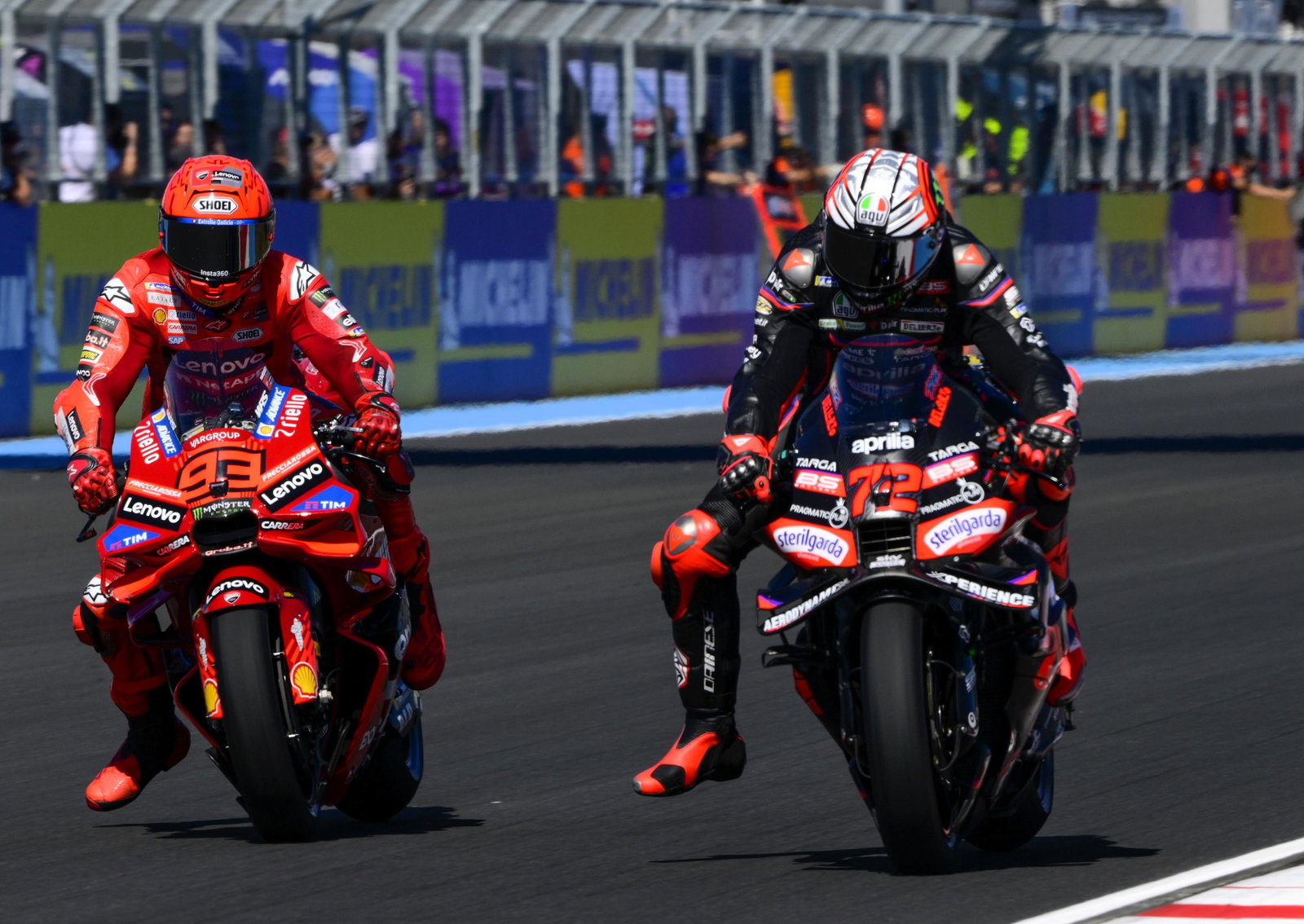 Marc Marquez, Marco Bezzecchi, 2025 Hungarian MotoGP
