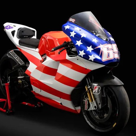 Nicky Hayden's auctioned Ducati