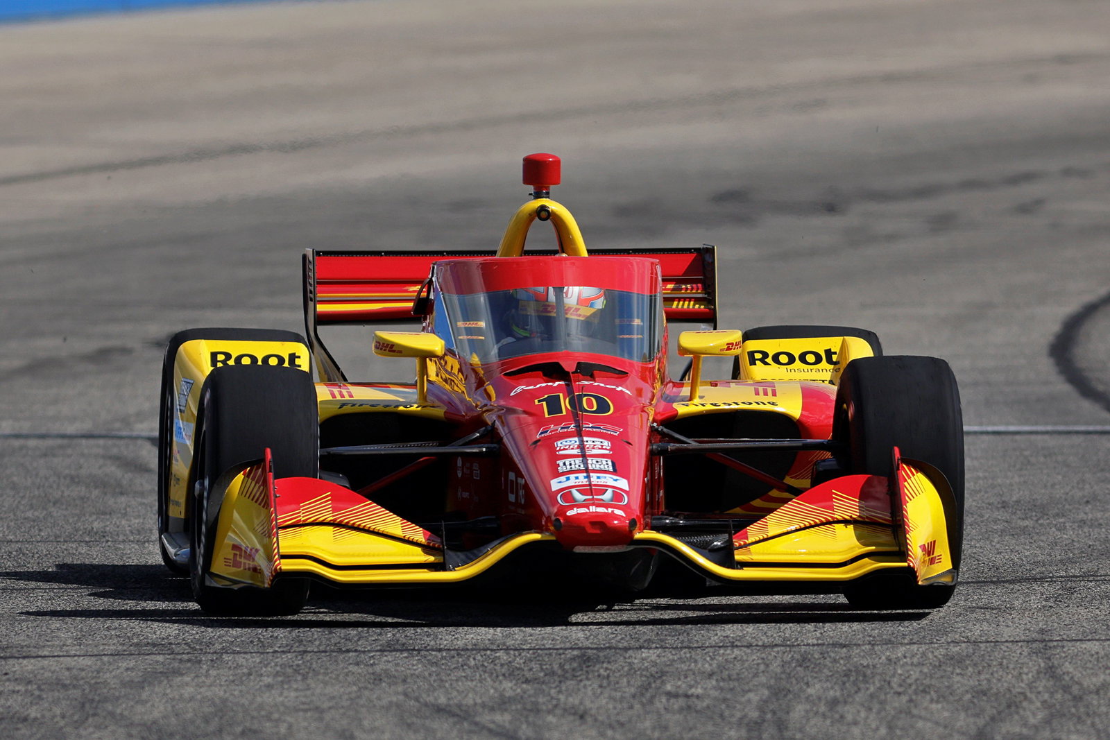 David Malukas had his day ruined by Alex Palou who took pole.