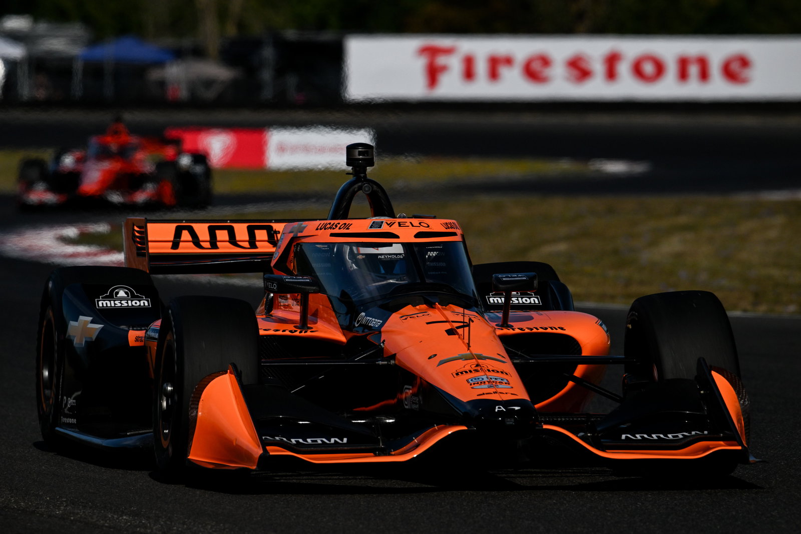 Christian Lundgaard qualified on pole but will start seventh.