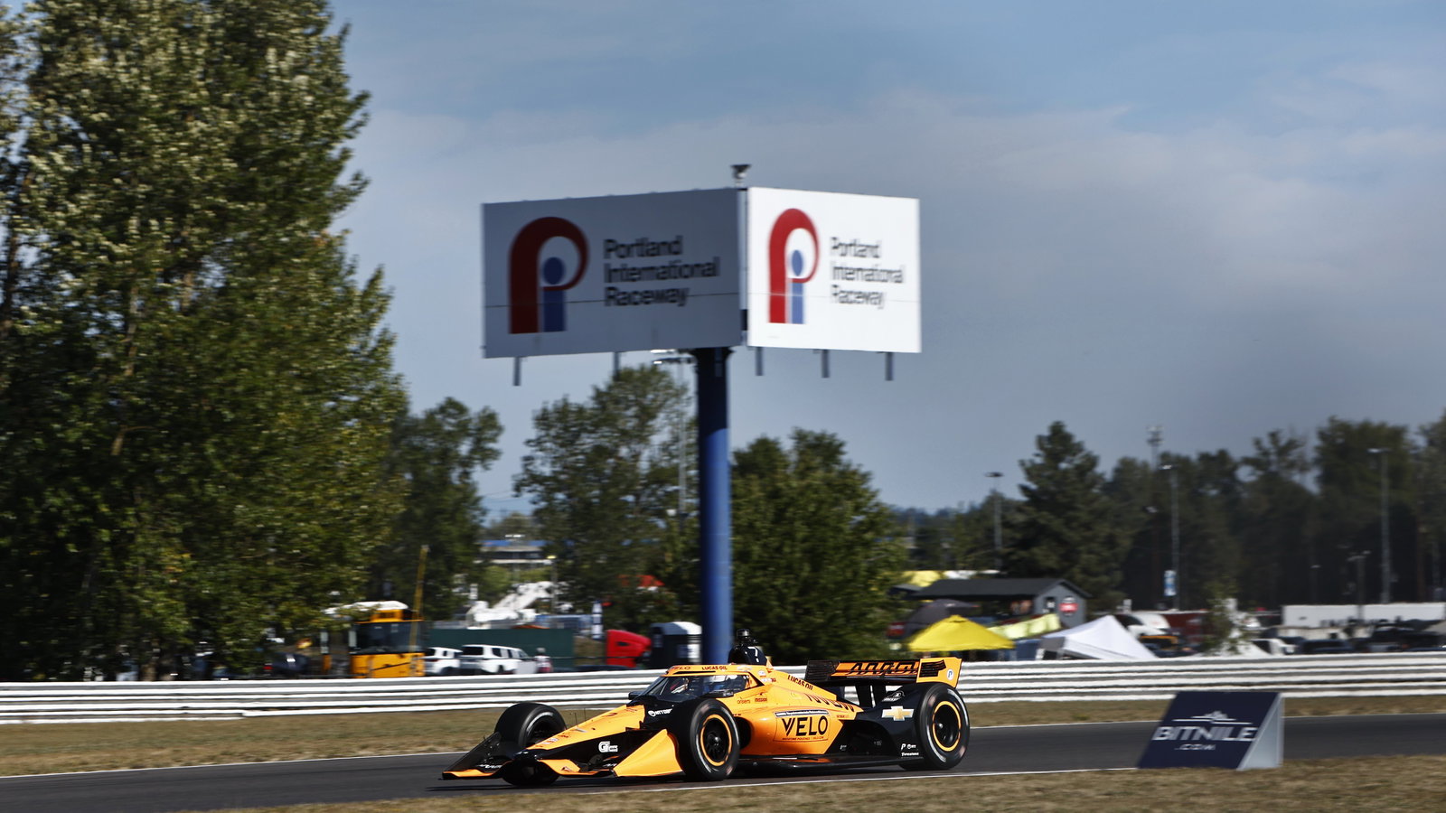 Christian Lundgaard at the 2025 IndyCar Grand Prix of Portland.