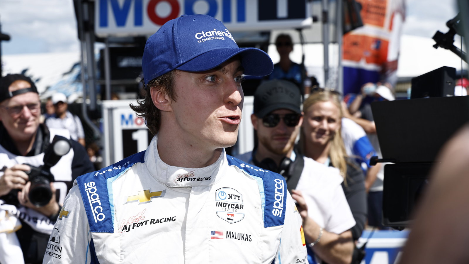 David Malukas narrowly missed out on pole at Milwaukee.